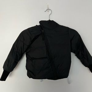 NUNUNU Puffer Jacket with diagonal zipper - unisex 3T-4T